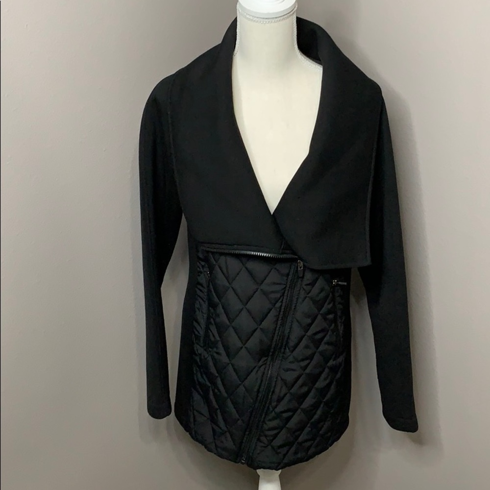 Fabletics Quilted Zip Jacket SZ small